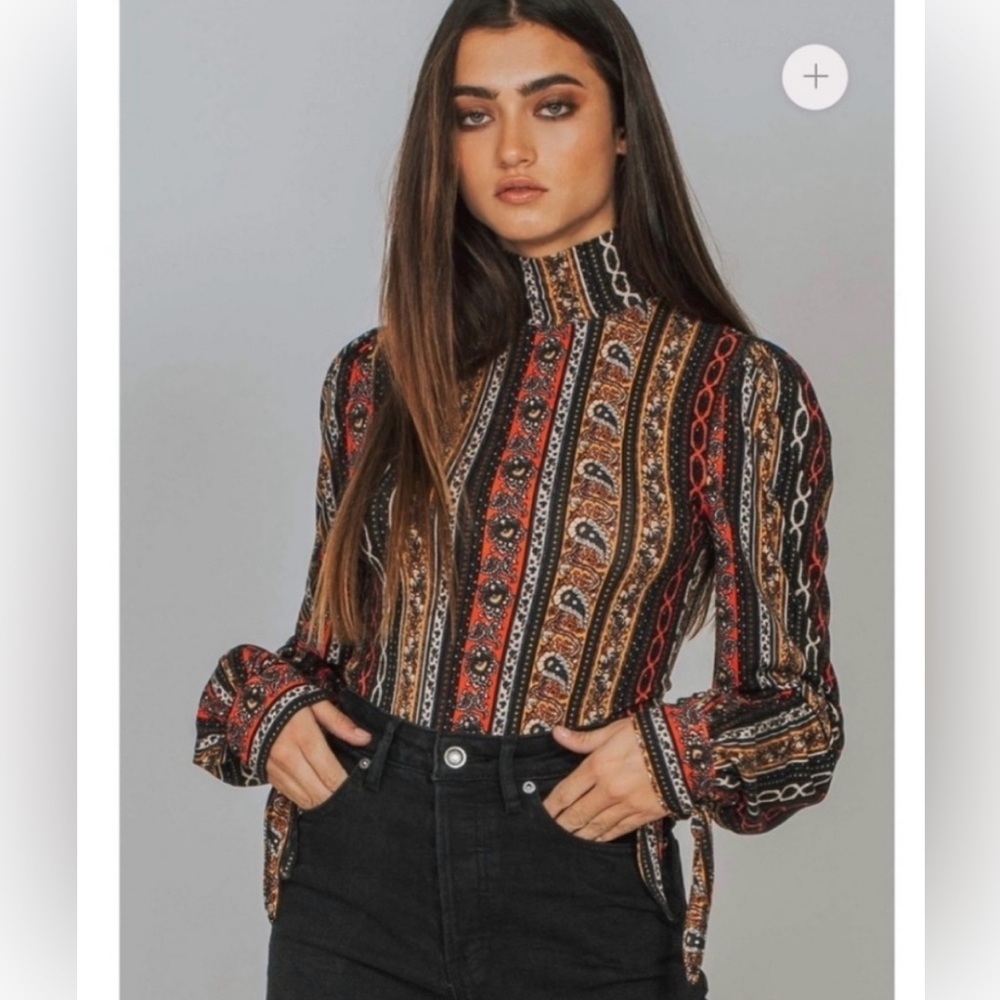 Free people Donatello Turtleneck top size XS